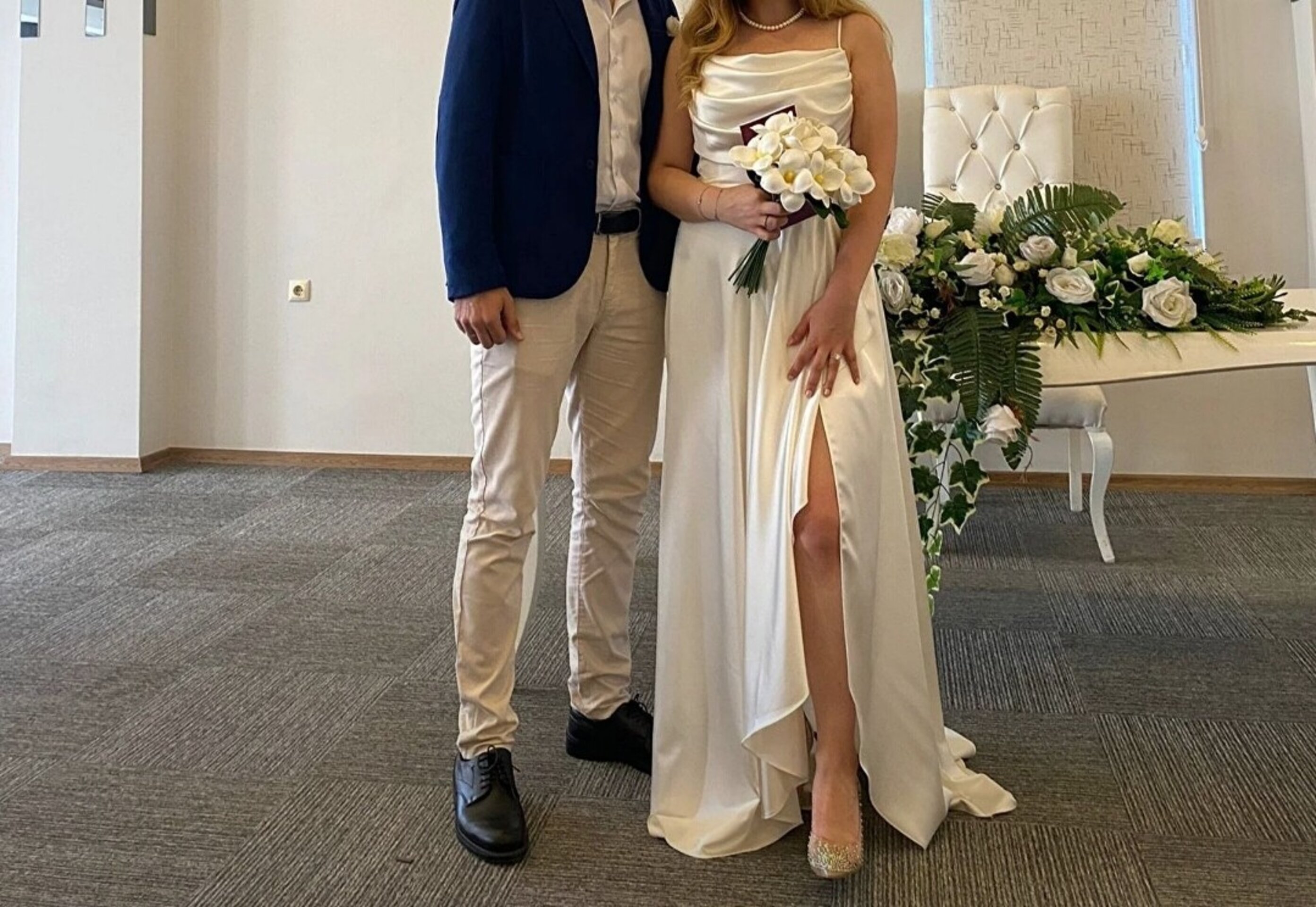 Vestido de novia con corsé - 11