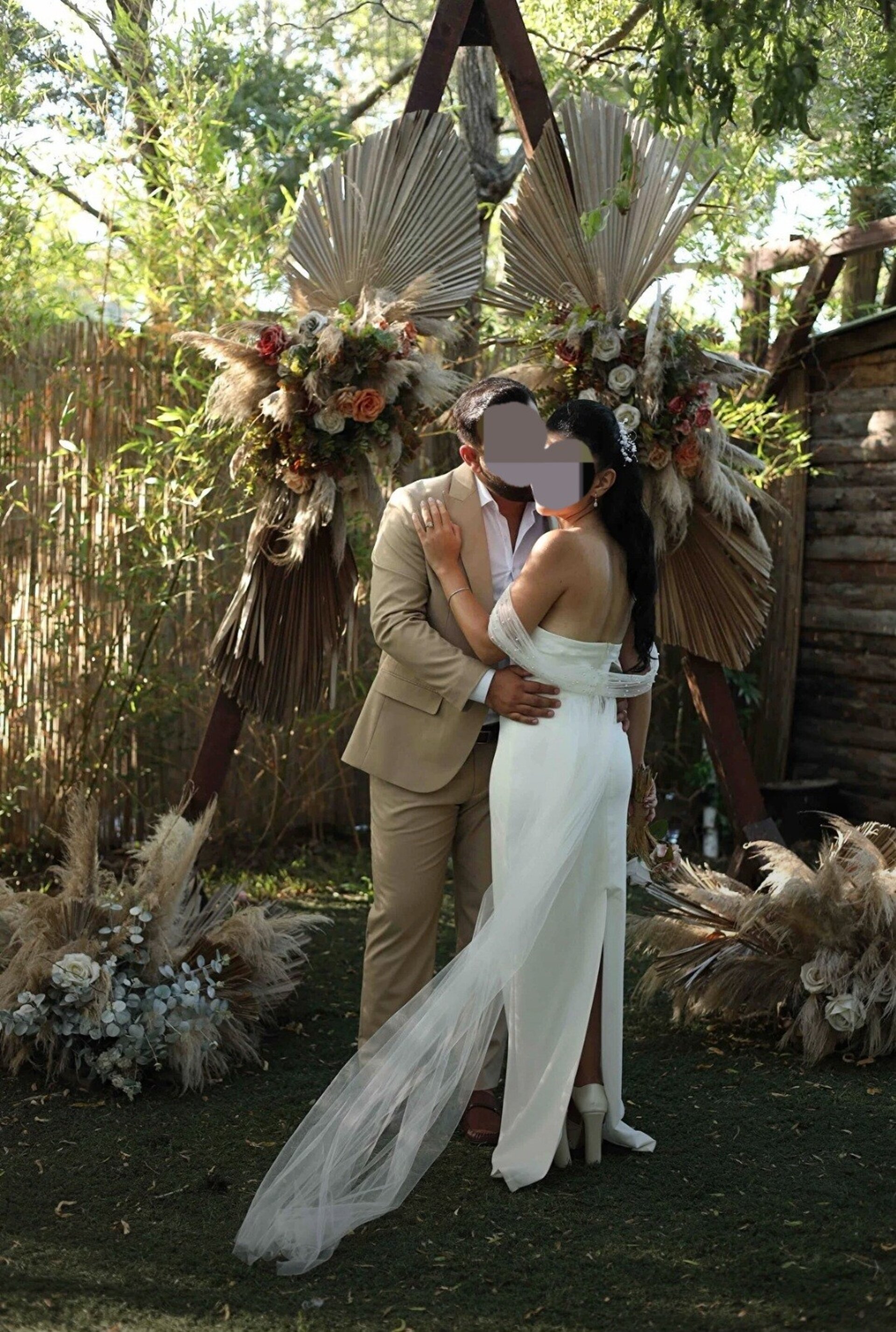 Vestido de novia palabra de honor - 6