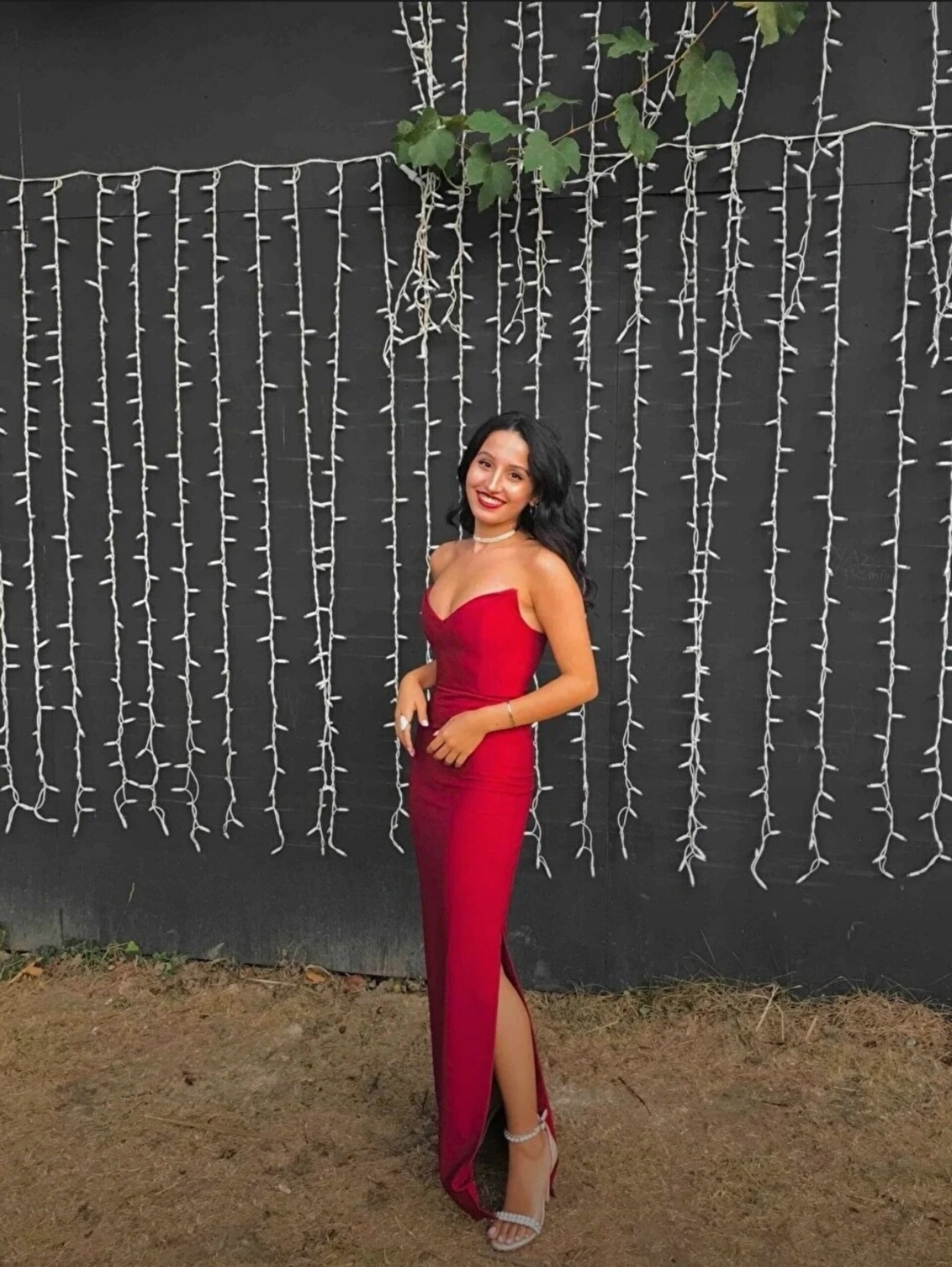 Vestido largo palabra de honor - 11