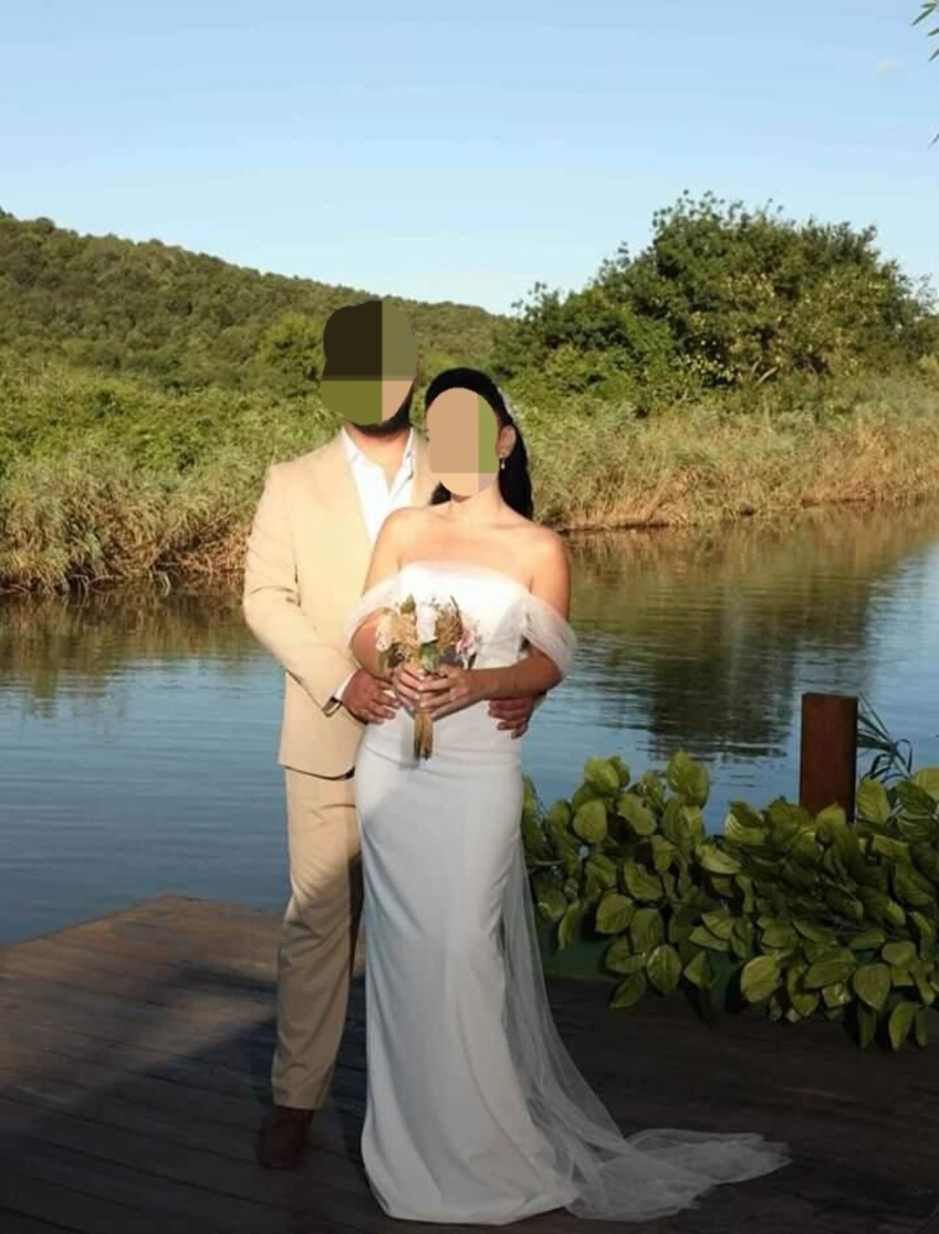 Vestido de novia palabra de honor - 5